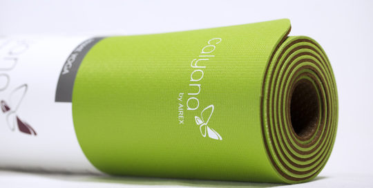 CALYANA green yoga mat